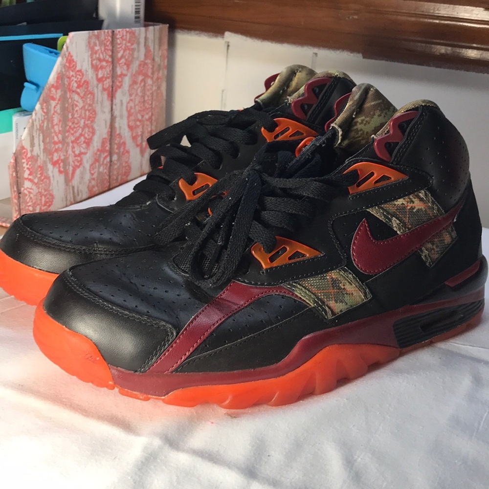 Nike Air Trainer SC High Camo Black Crimson